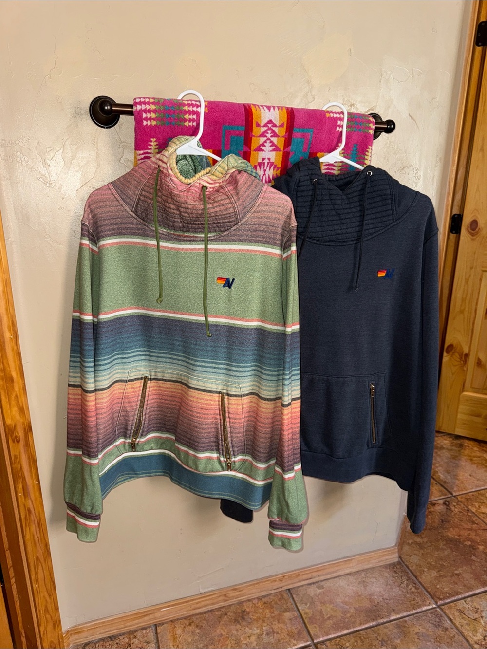 LOT OF TWO AVIATOR NATION NINJA HOODY SIZE XL